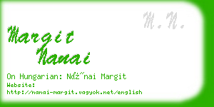 margit nanai business card